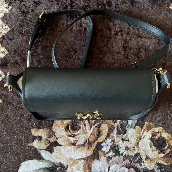 MICHAEL KORS Sylvia Small Flap Closure Gold-Tone Hardware Crossbody Bag NWT - Picture 12 of 15